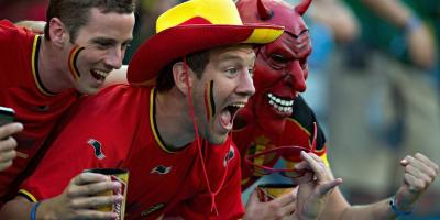 supporters belges diable rouge